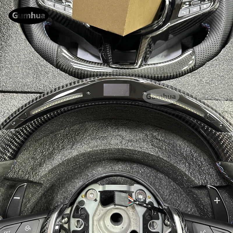 Alcantara LED Steering Wheel for BMW M Series & F-Chassis Models