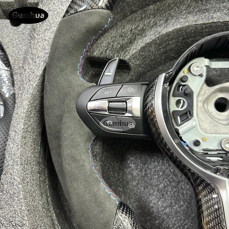 Alcantara LED Steering Wheel for BMW M Series & F-Chassis Models