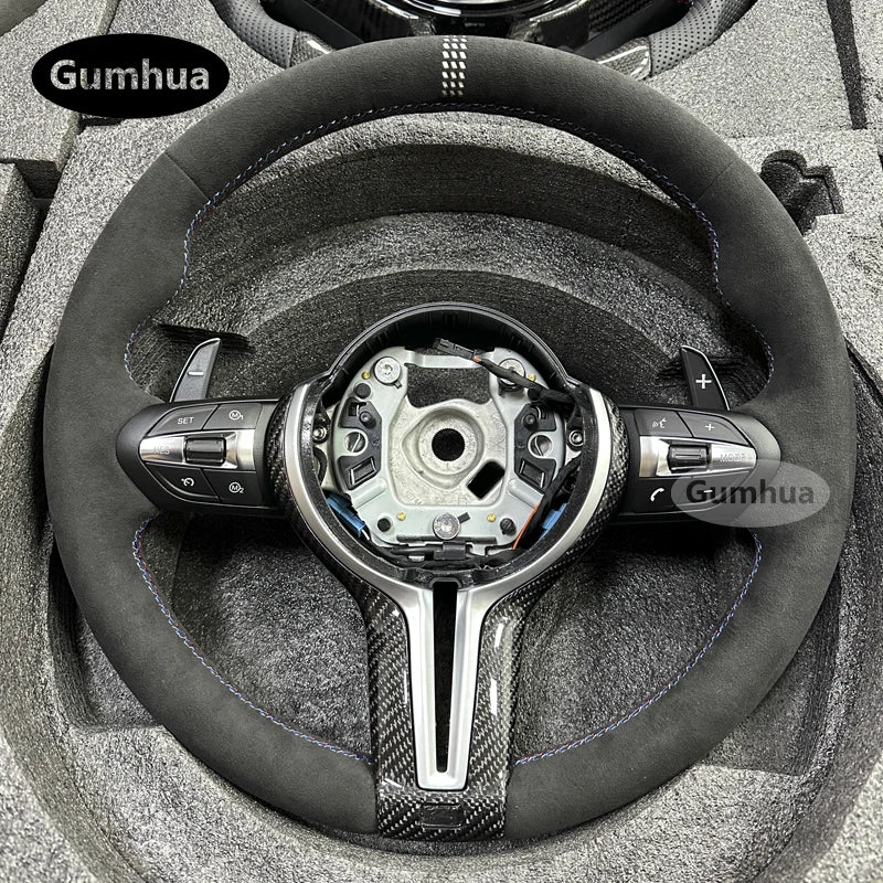 Alcantara LED Steering Wheel for BMW M Series & F-Chassis Models