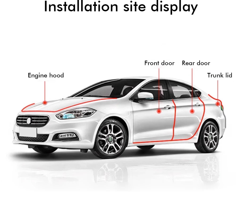 Transparent Car Door Edge Guards