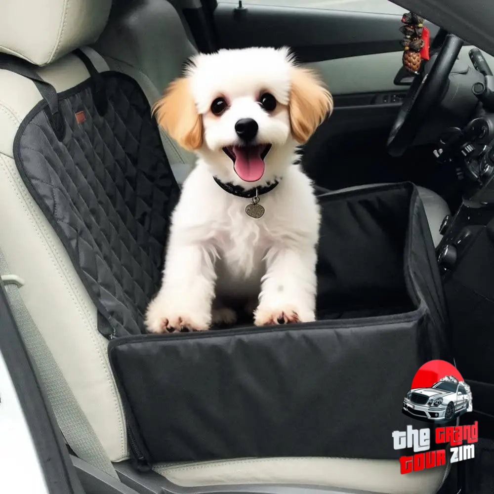Pet Car Seat Cushion - Waterproof, Foldable & Removable