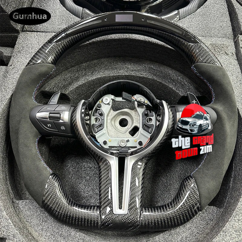 Alcantara LED Steering Wheel for BMW M Series & F-Chassis Models