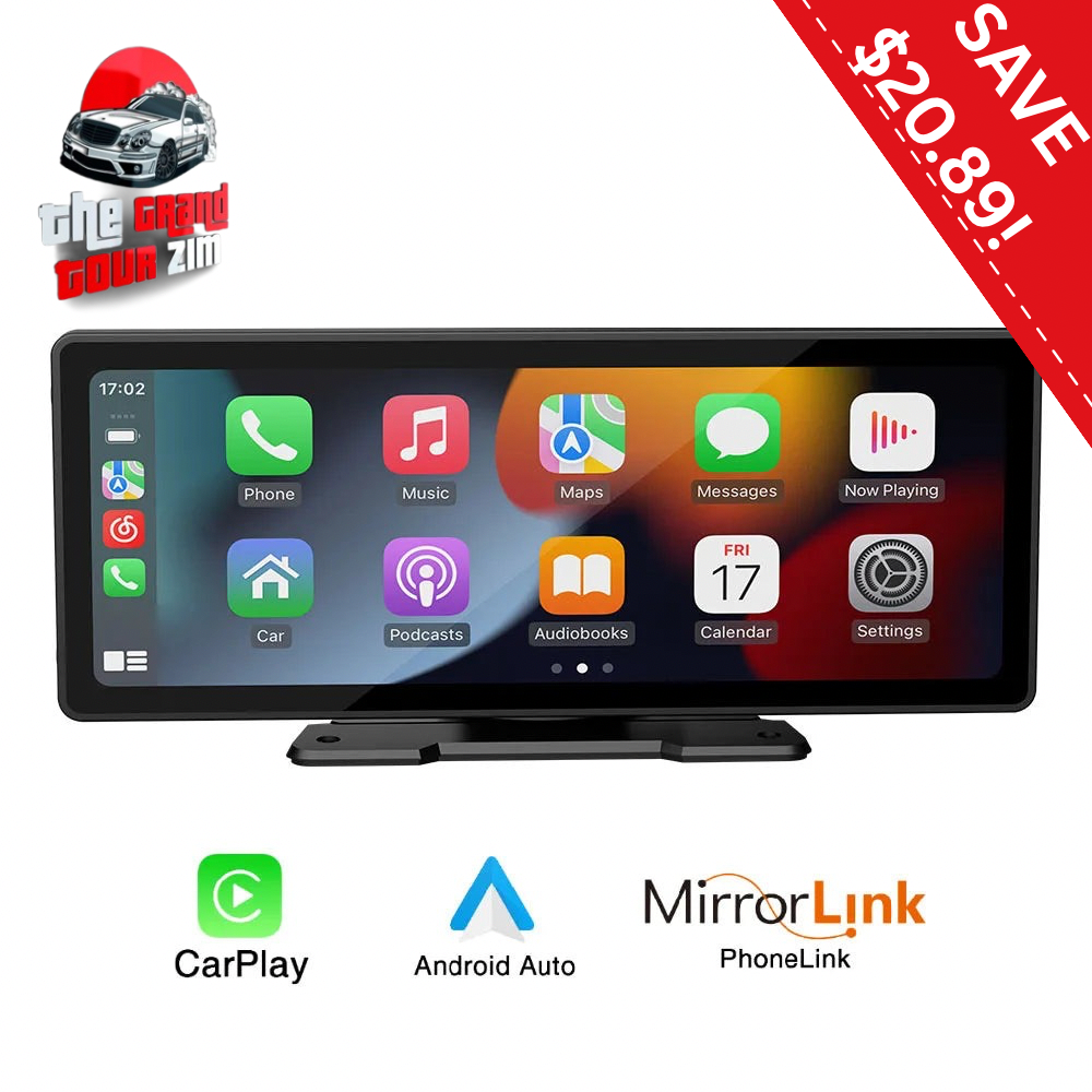 BQCC 10.26” Universal Car Multimedia Screen with Wireless CarPlay & Android Support