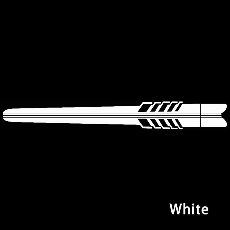 Universal Racing Stripe Car Decals(Side Skirts)