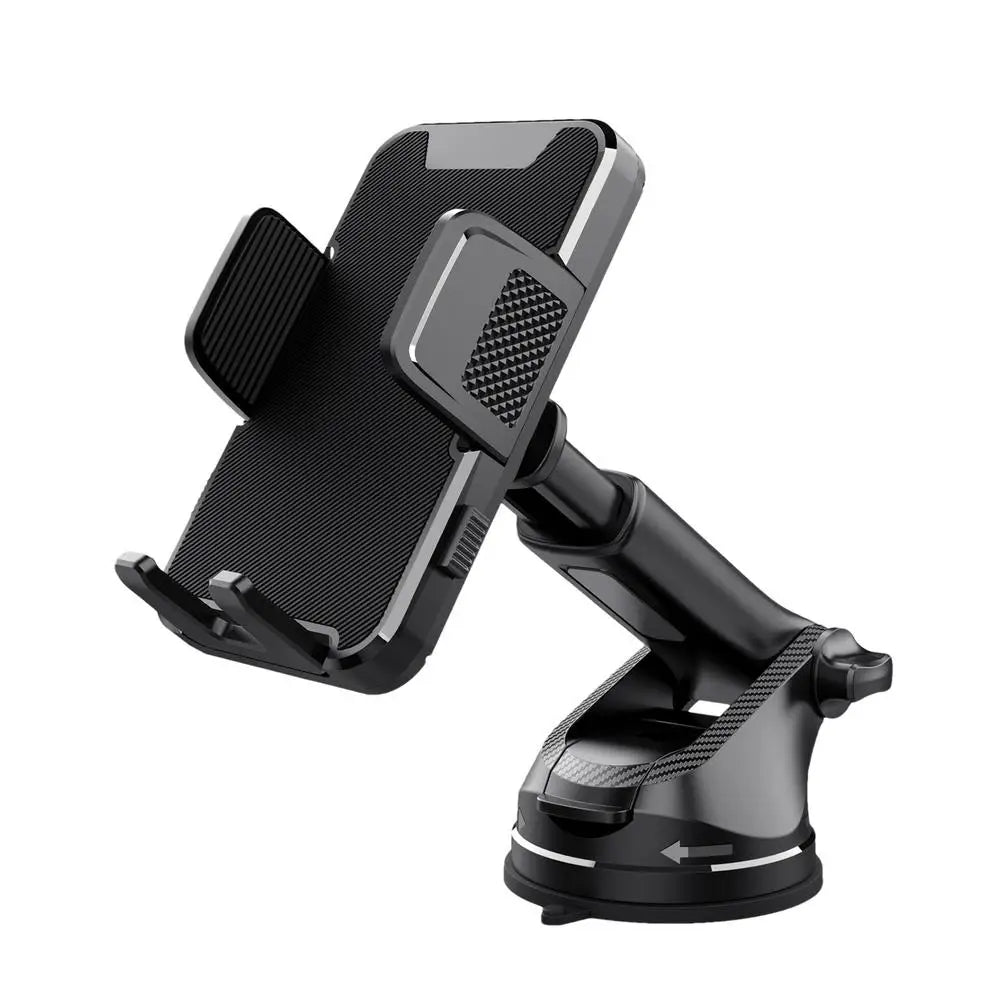 360° Rotating Phone Mount – Suction & Telescopic Holder for Windshield or Air Vent