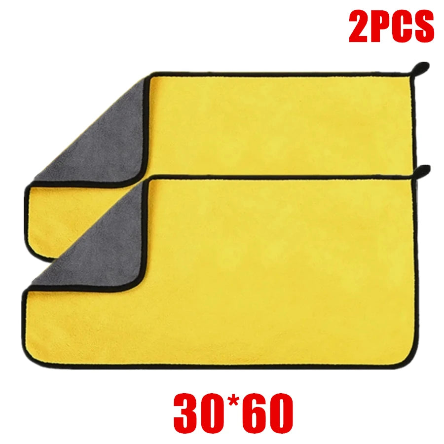 Microfiber Car Cleaning Towels (1/2/6pcs)
