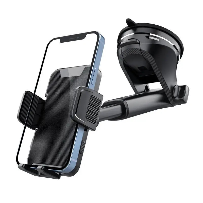 360° Rotating Phone Mount – Suction & Telescopic Holder for Windshield or Air Vent