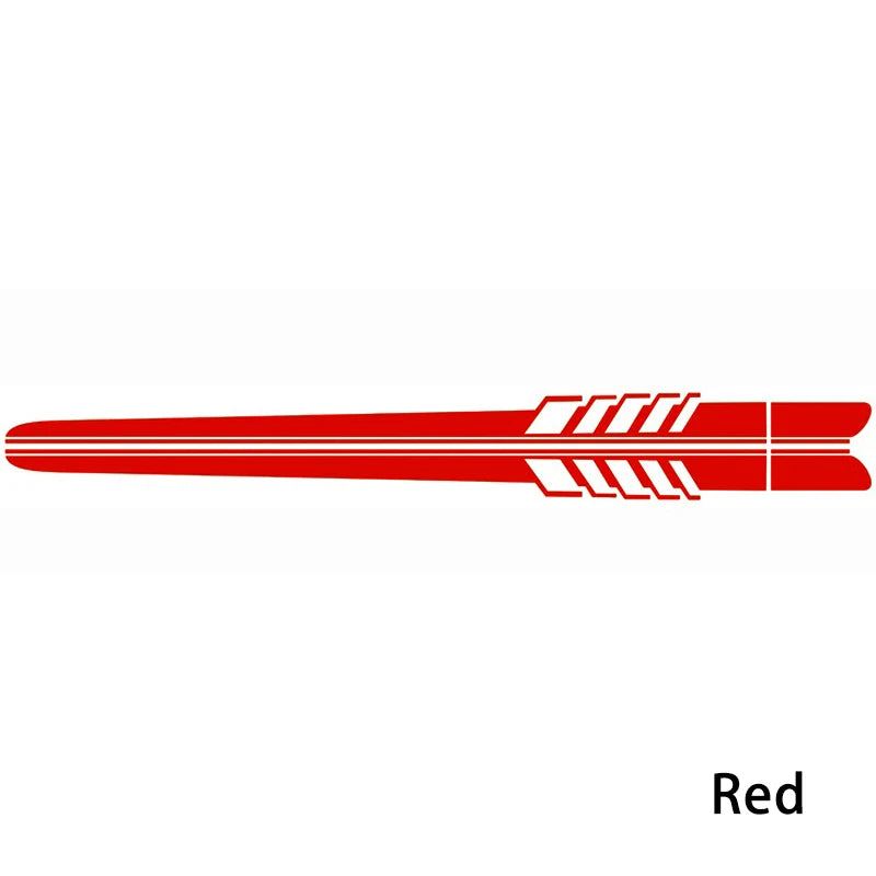 Universal Racing Stripe Car Decals(Side Skirts)
