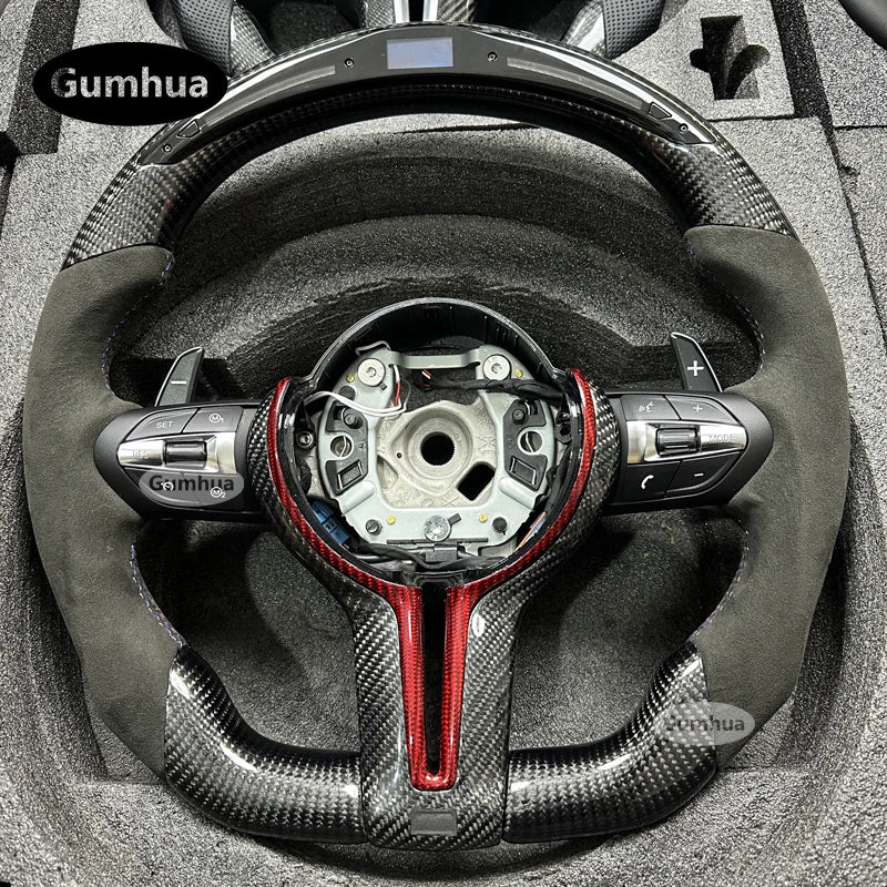 Alcantara LED Steering Wheel for BMW M Series & F-Chassis Models