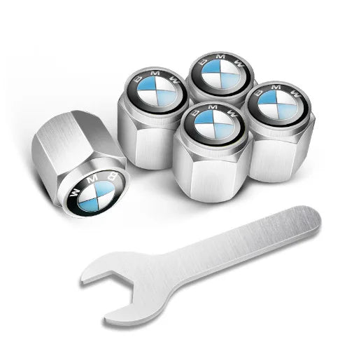 5pcs Metal Tire Valve Stem Caps – Fits BMW M Performance Models