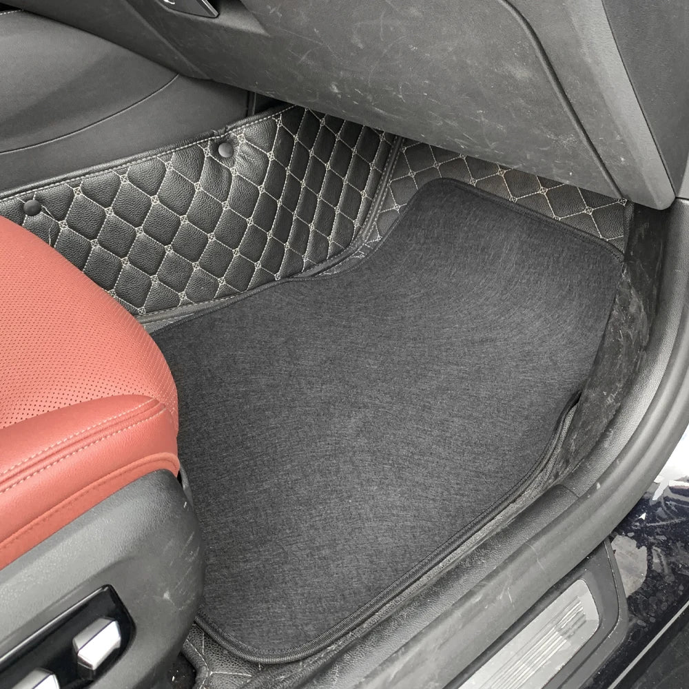 Universal Car Floor Mats – Front & Rear Set for SUVs, Sedans, and Vans