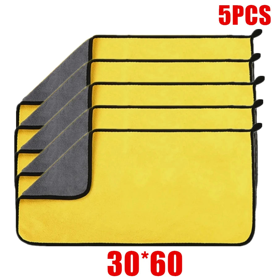 Microfiber Car Cleaning Towels (1/2/6pcs)