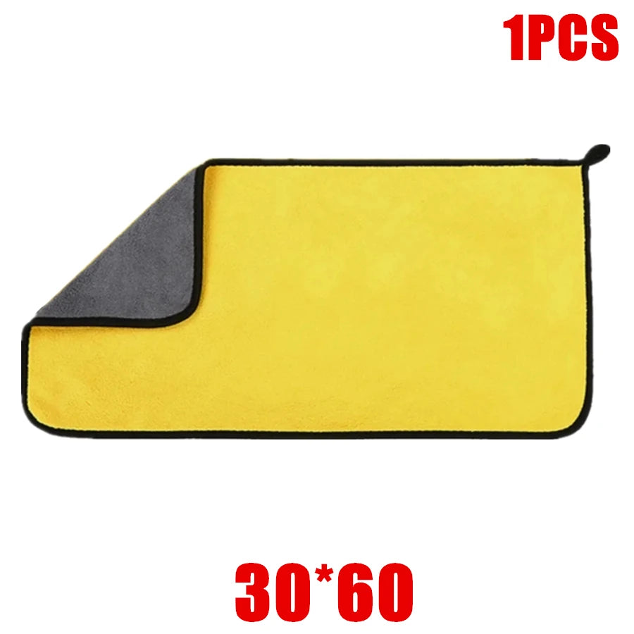 Microfiber Car Cleaning Towels (1/2/6pcs)