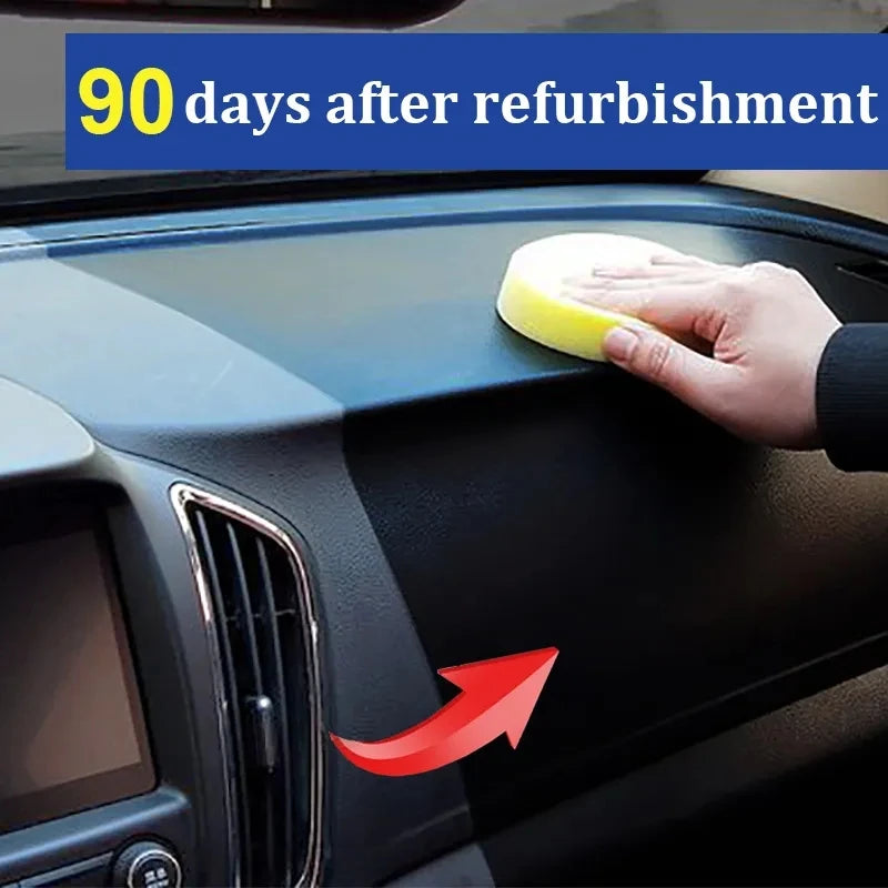 Car Plastic & Trim Restorer – Black Shine Coating & Sealant for Exterior Rubber & Plastic