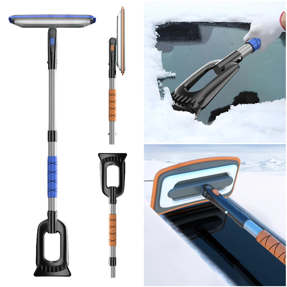 3-in-1 Extendable Ice & Snow Scraper