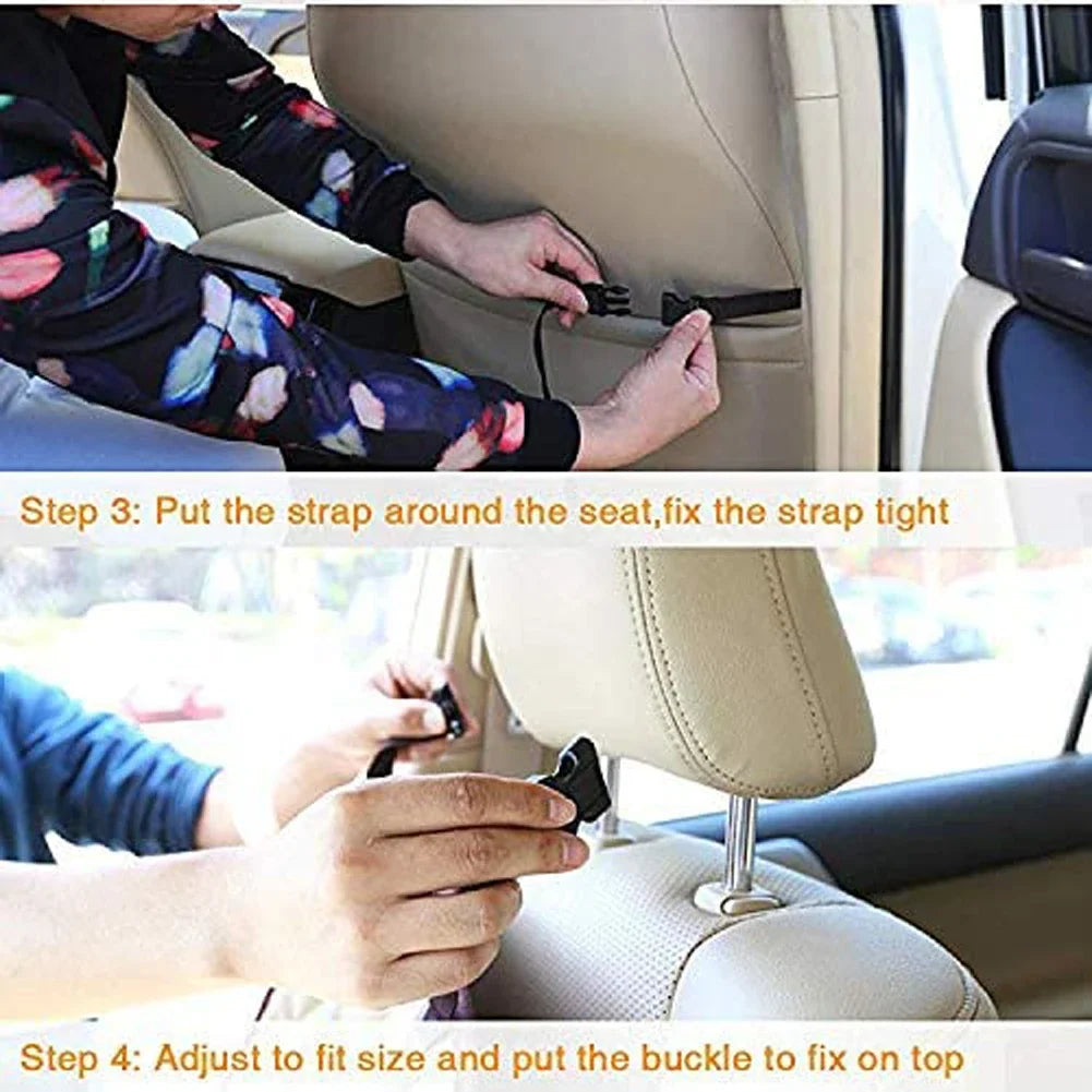 Pet Car Seat Cushion - Waterproof, Foldable & Removable