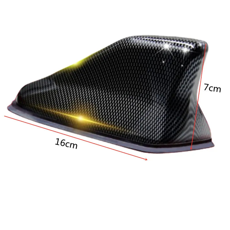 Universal Carbon Fiber Shark Fin Antenna – AM/FM Signal Booster