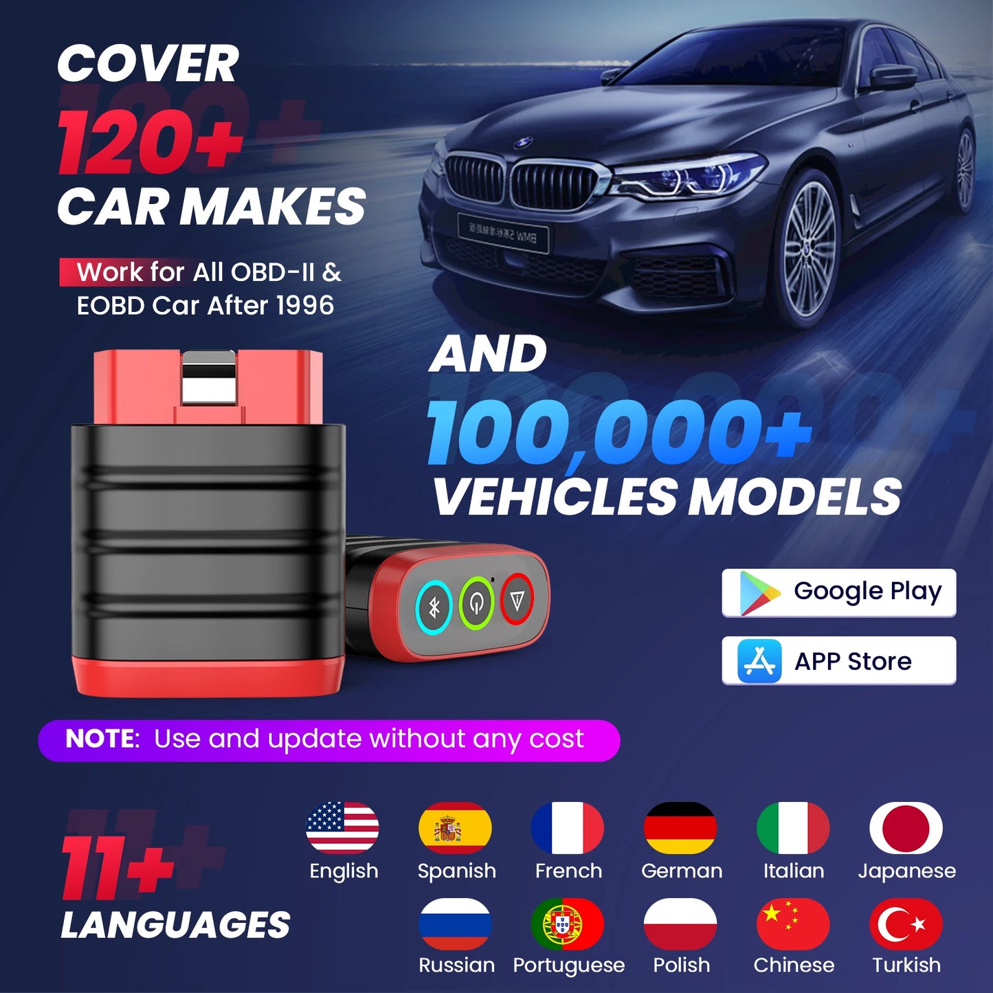 THINKCAR Thinkdiag Mini – Bluetooth OBD2 Full-System Car Scanner