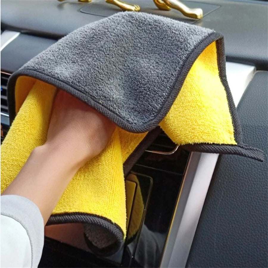Microfiber Car Cleaning Towels (1/2/6pcs)