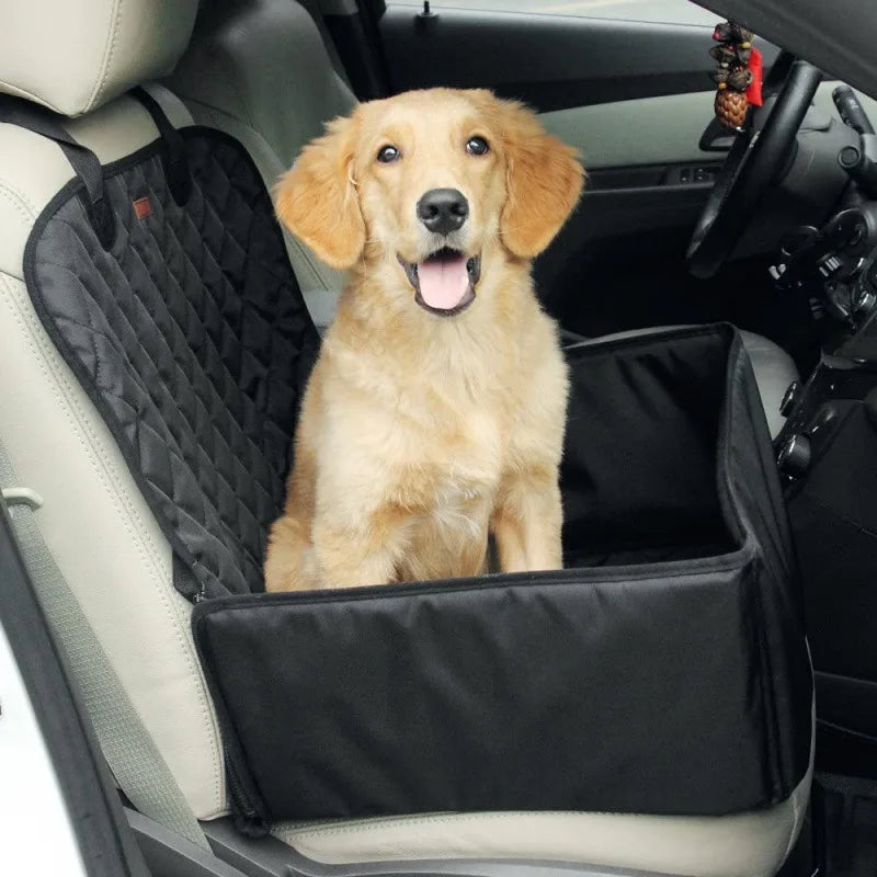 Pet Car Seat Cushion - Waterproof, Foldable & Removable