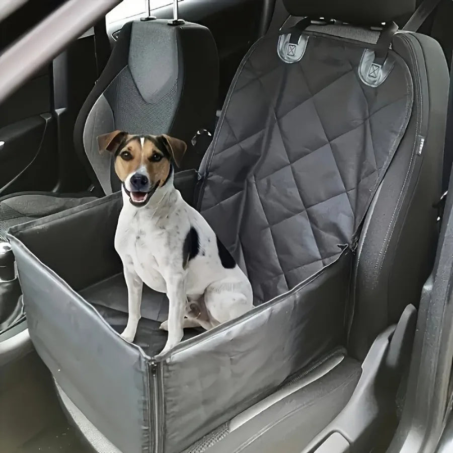 Pet Car Seat Cushion - Waterproof, Foldable & Removable