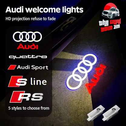 LED Car Door Welcome Projector Lights – For Audi S-Line Models
