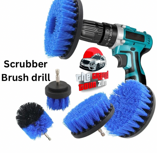 4” Blue Drill Brush Cleaning Kit