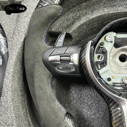 Alcantara LED Steering Wheel for BMW M Series & F-Chassis Models