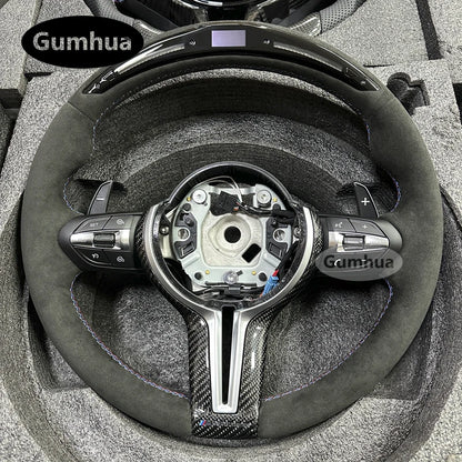 Alcantara LED Steering Wheel for BMW M Series & F-Chassis Models