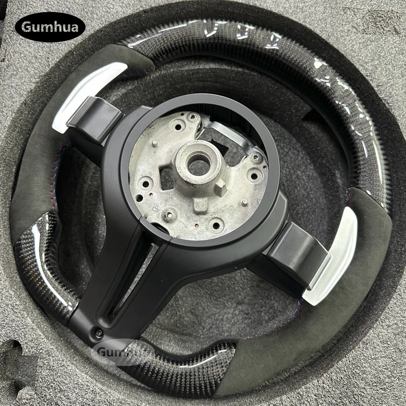 Alcantara LED Steering Wheel for BMW M Series & F-Chassis Models