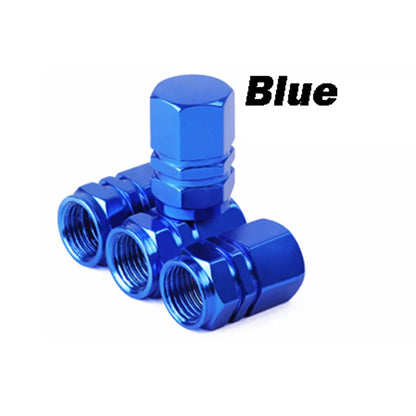4Pcs Aluminum Tire Valve Stem Caps