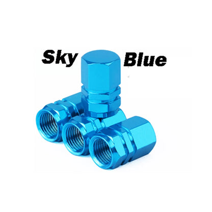 4Pcs Aluminum Tire Valve Stem Caps