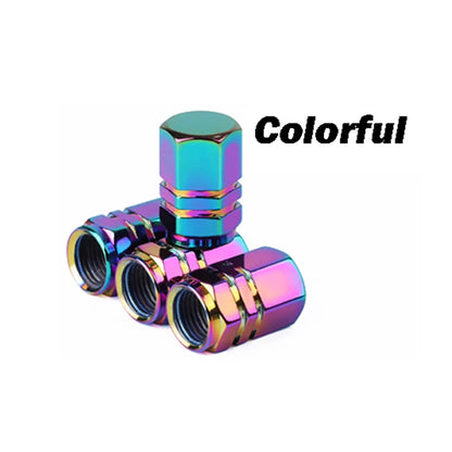 4Pcs Aluminum Tire Valve Stem Caps
