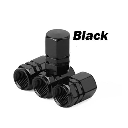 4Pcs Aluminum Tire Valve Stem Caps
