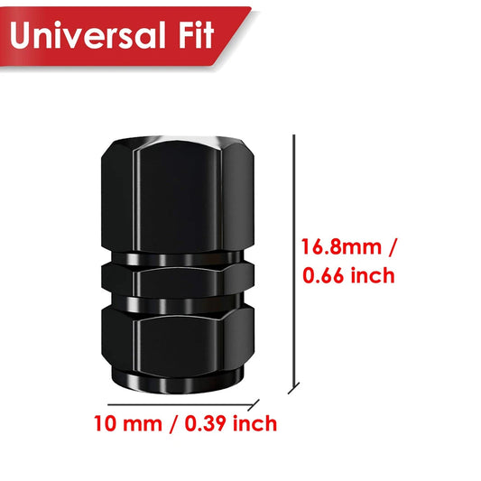 4Pcs Aluminum Tire Valve Stem Caps