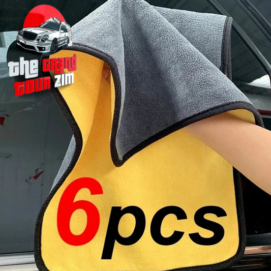 Microfiber Car Cleaning Towels (1/2/6pcs)