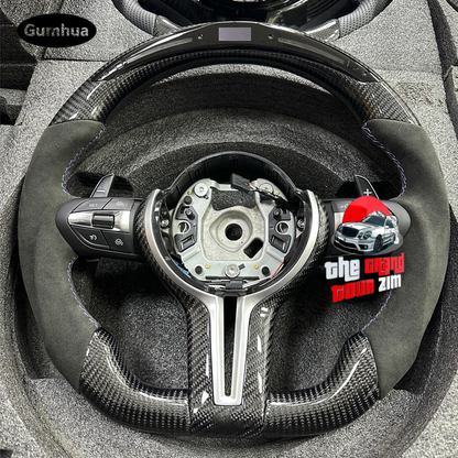 Alcantara LED Steering Wheel for BMW M Series & F-Chassis Models