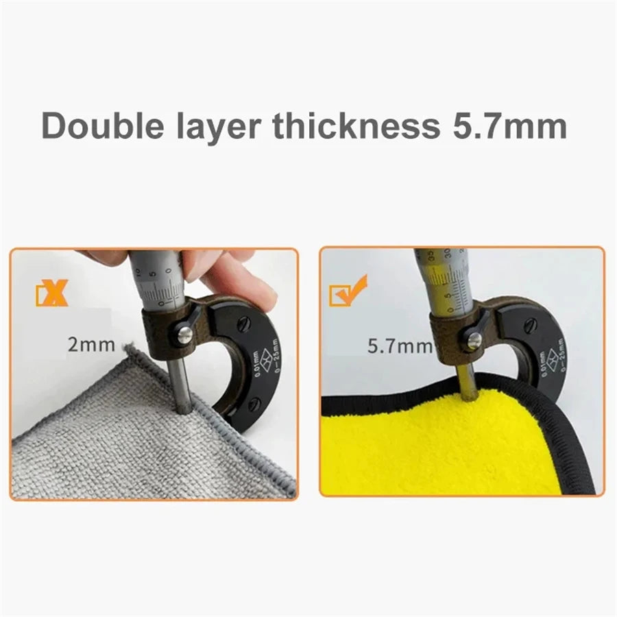 Microfiber Car Cleaning Towels (1/2/6pcs)