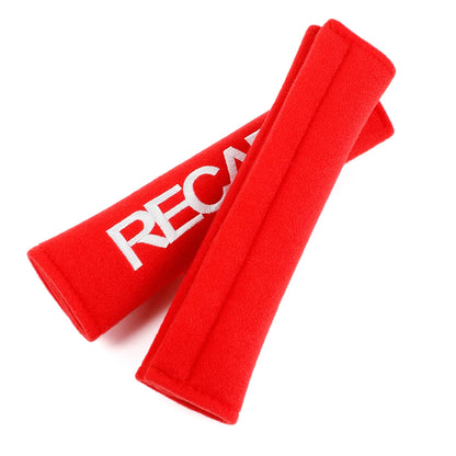 2pcs JDM-Style Embroidered Cotton Seat Belt Shoulder Pads