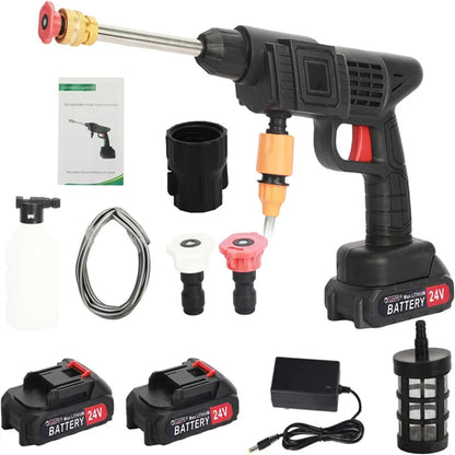 Cordless High-Pressure Car Washer – Portable Rechargeable Electric Cleaning Gun