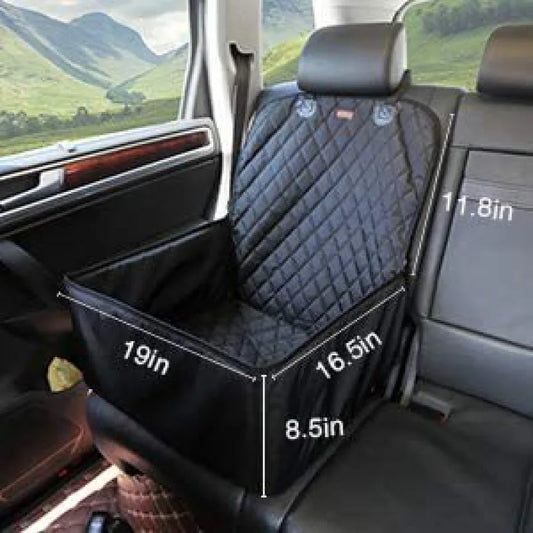 Pet Car Seat Cushion - Waterproof, Foldable & Removable