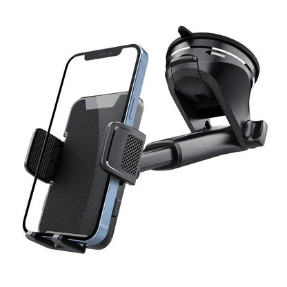 360° Rotating Phone Mount – Suction & Telescopic Holder for Windshield or Air Vent