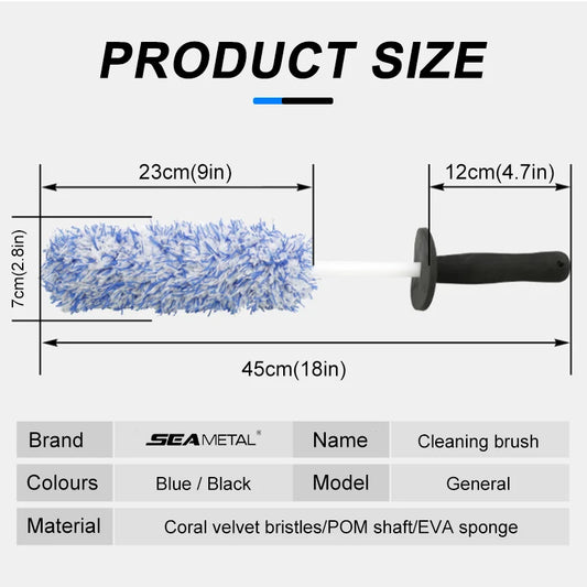 SEAMETAL Premium Wheel Cleaning Brush