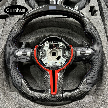 Alcantara LED Steering Wheel for BMW M Series & F-Chassis Models