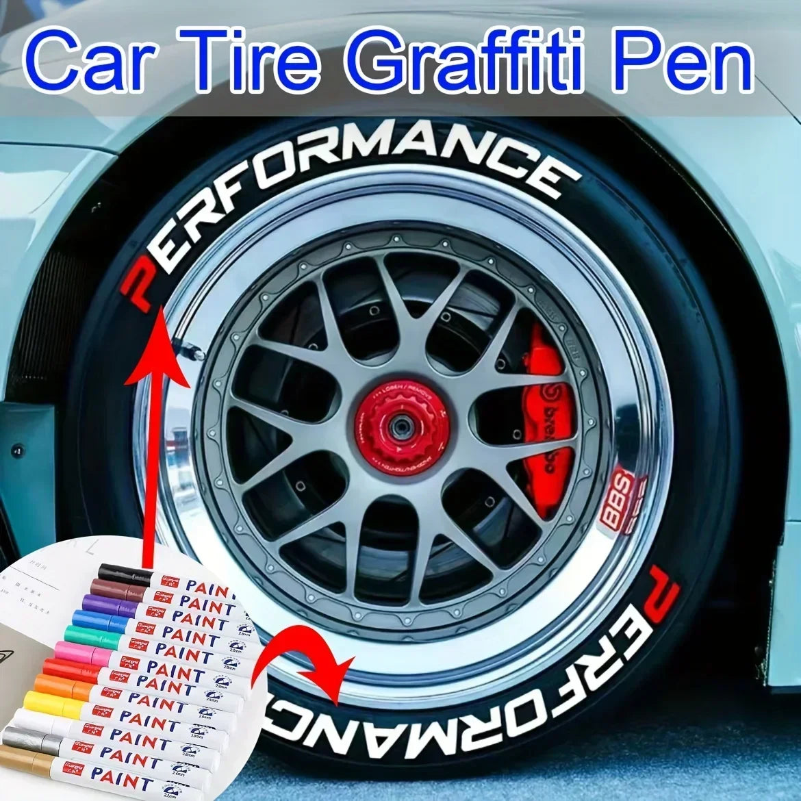 Waterproof Car Tire & Paint Marker Pen