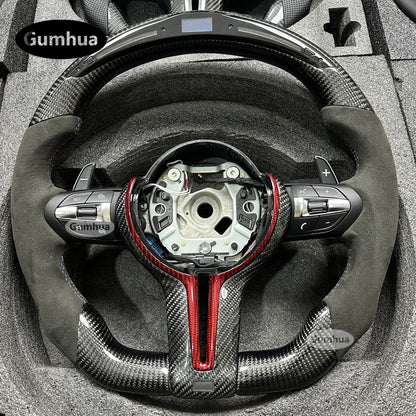 Alcantara LED Steering Wheel for BMW M Series & F-Chassis Models
