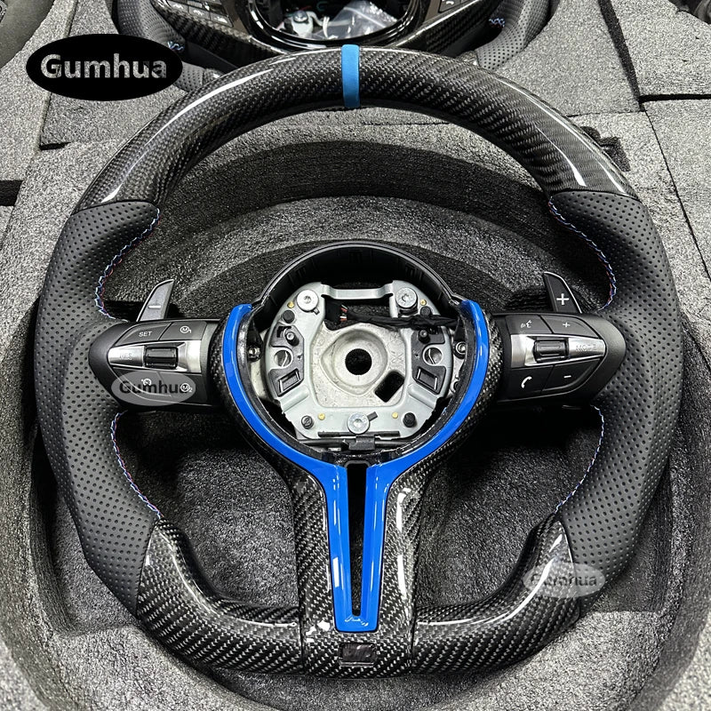 Alcantara LED Steering Wheel for BMW M Series & F-Chassis Models