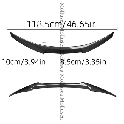 M4 Style Carbon Fiber Rear Spoiler for Infiniti Q60/Q60S (2013–2023) – Forged FR