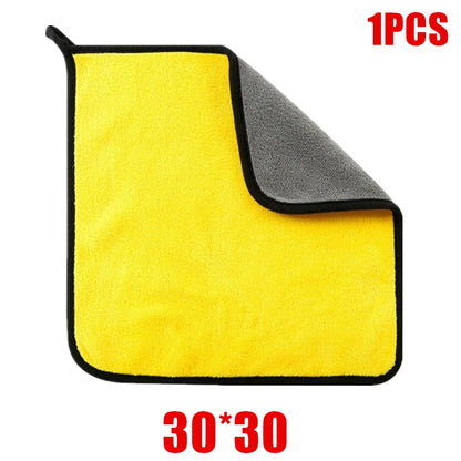 Microfiber Car Cleaning Towels (1/2/6pcs)