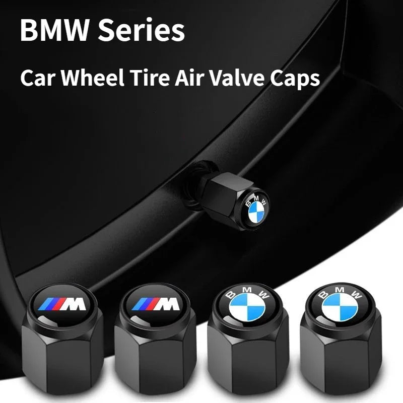 5pcs Metal Tire Valve Stem Caps – Fits BMW M Performance Models